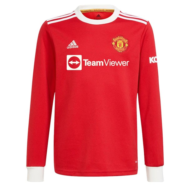 Thailandia Maglia Manchester United Prima ML 21/22 Rosso